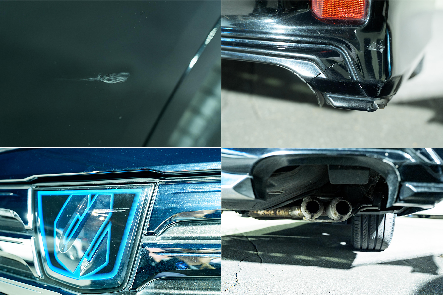 特に目立つダメージをまとめてあります。