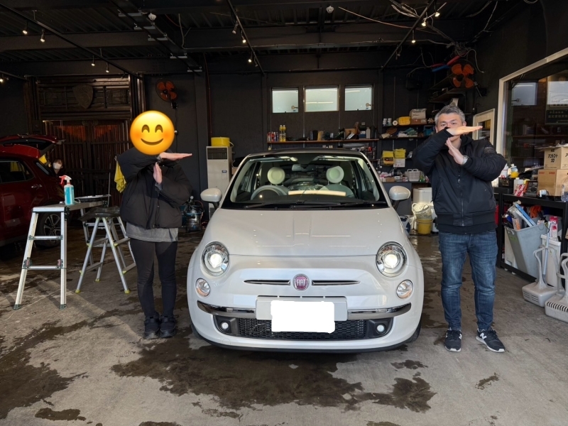 令和7年 3月 S様 フィアット500 ご納車