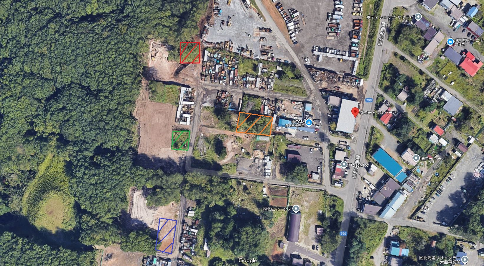 北広島市大曲826-57　土地