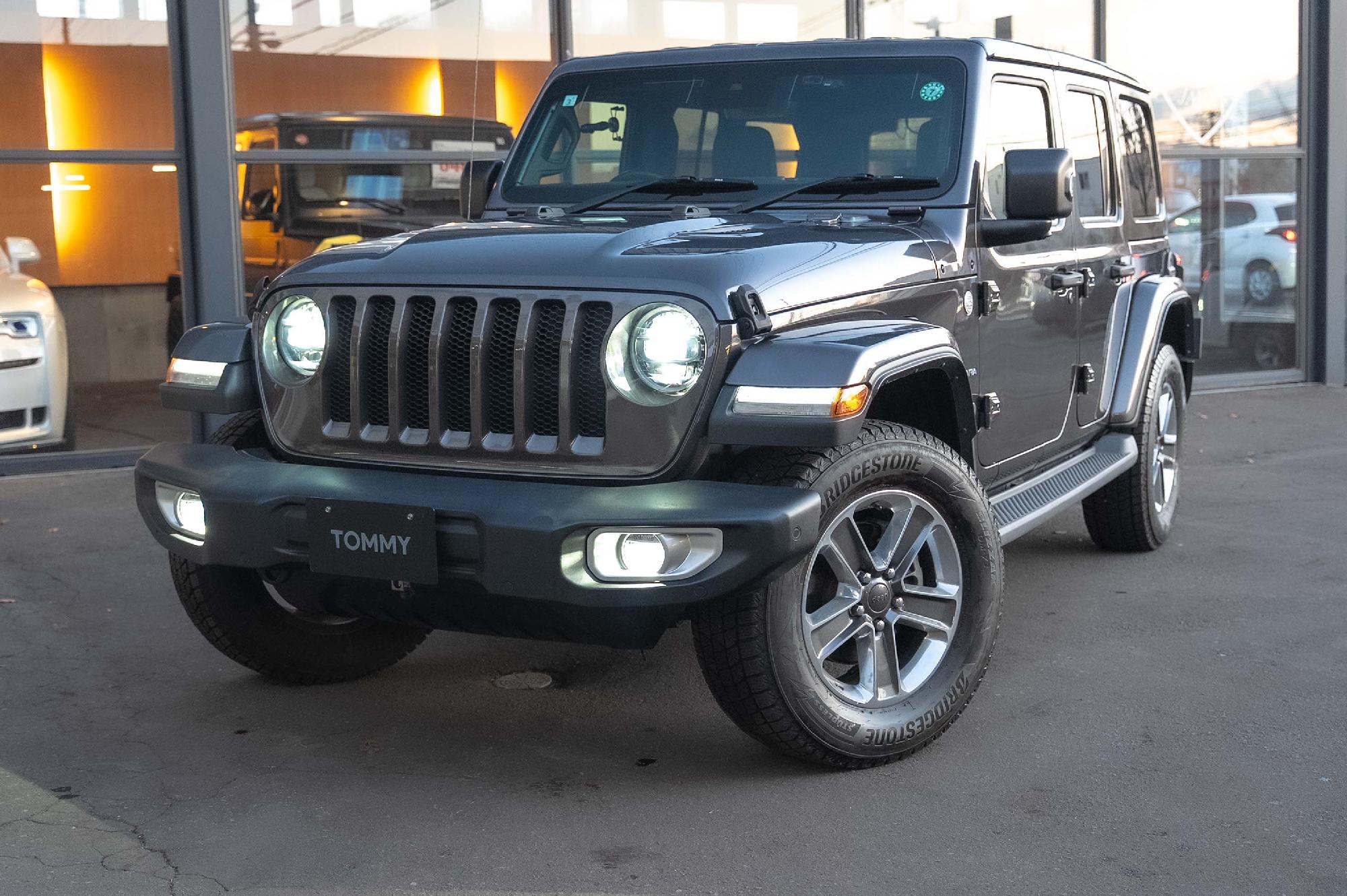 JEEP ラングラー アンリミテッド サハラ3.6L 4WD　純正ナビ Bカメラ Fカメラ ETC2.0 ドラレコ フルセグTV 純正アルパインサブウーハー 本革シート 