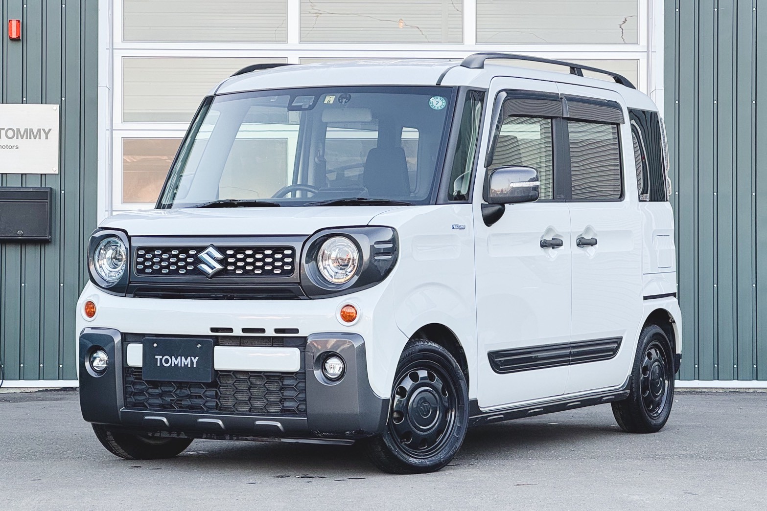 スズキ スペーシアギア ハイブリッドXZ 4WD　セーフティサポート・両側電動スライドドア・障害物センサー・ETC・スマートキー・前席シートヒーター