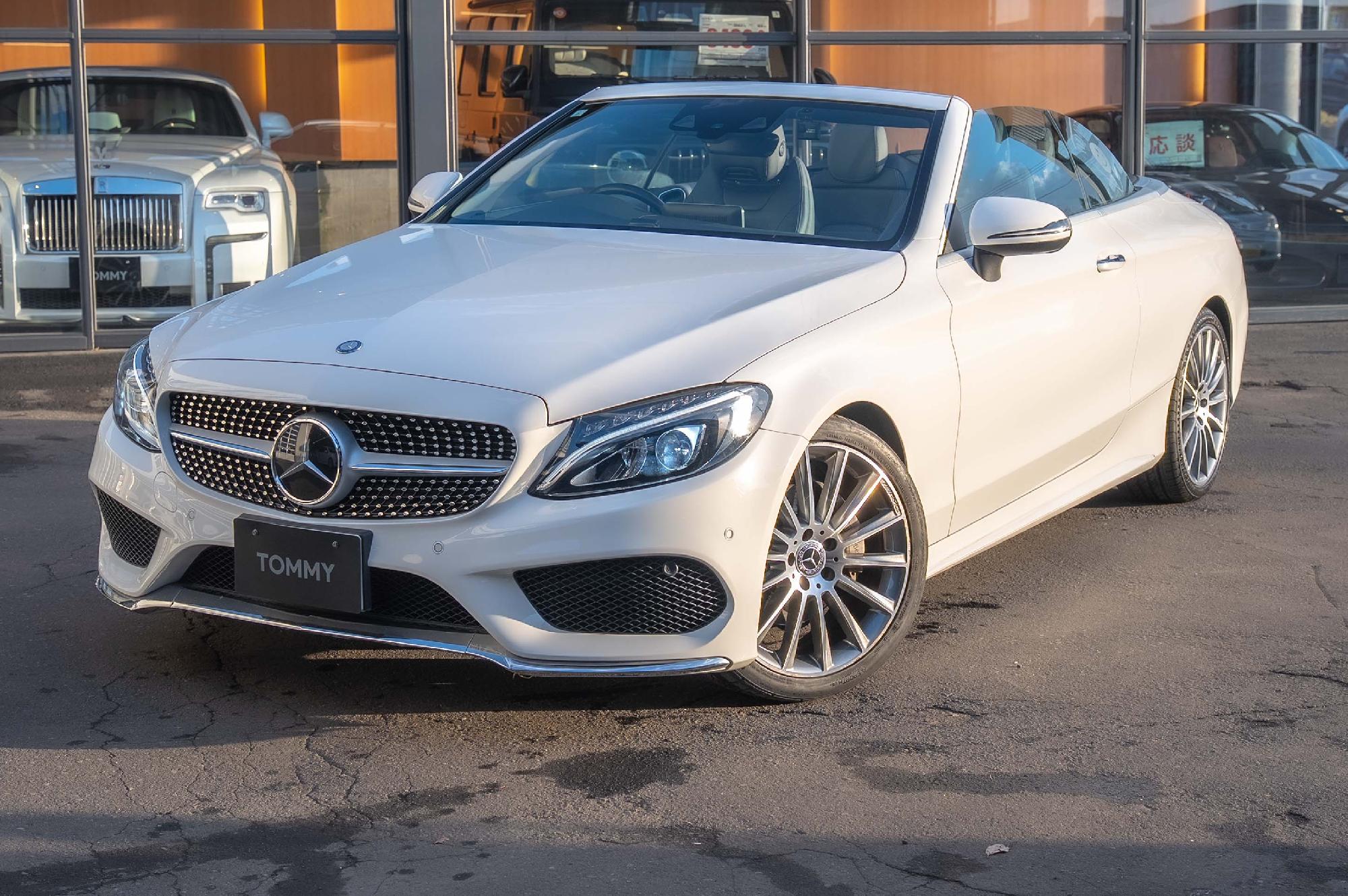 メルセデス・ベンツ C180カブリオレ スポーツ　AMGエアロ レーダーセーフティー LEDヘッド ETC