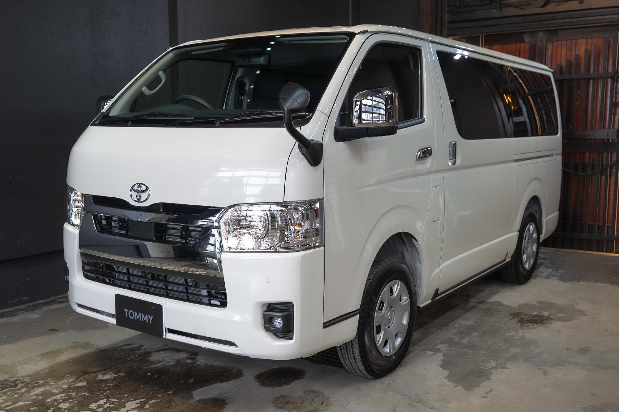 トヨタ ハイエースバン 5ドアバン2.8DT スーパーGLロング 4WD　全周囲モニター Dインナーミラー 両側電動スライドドア LEDヘッドライト