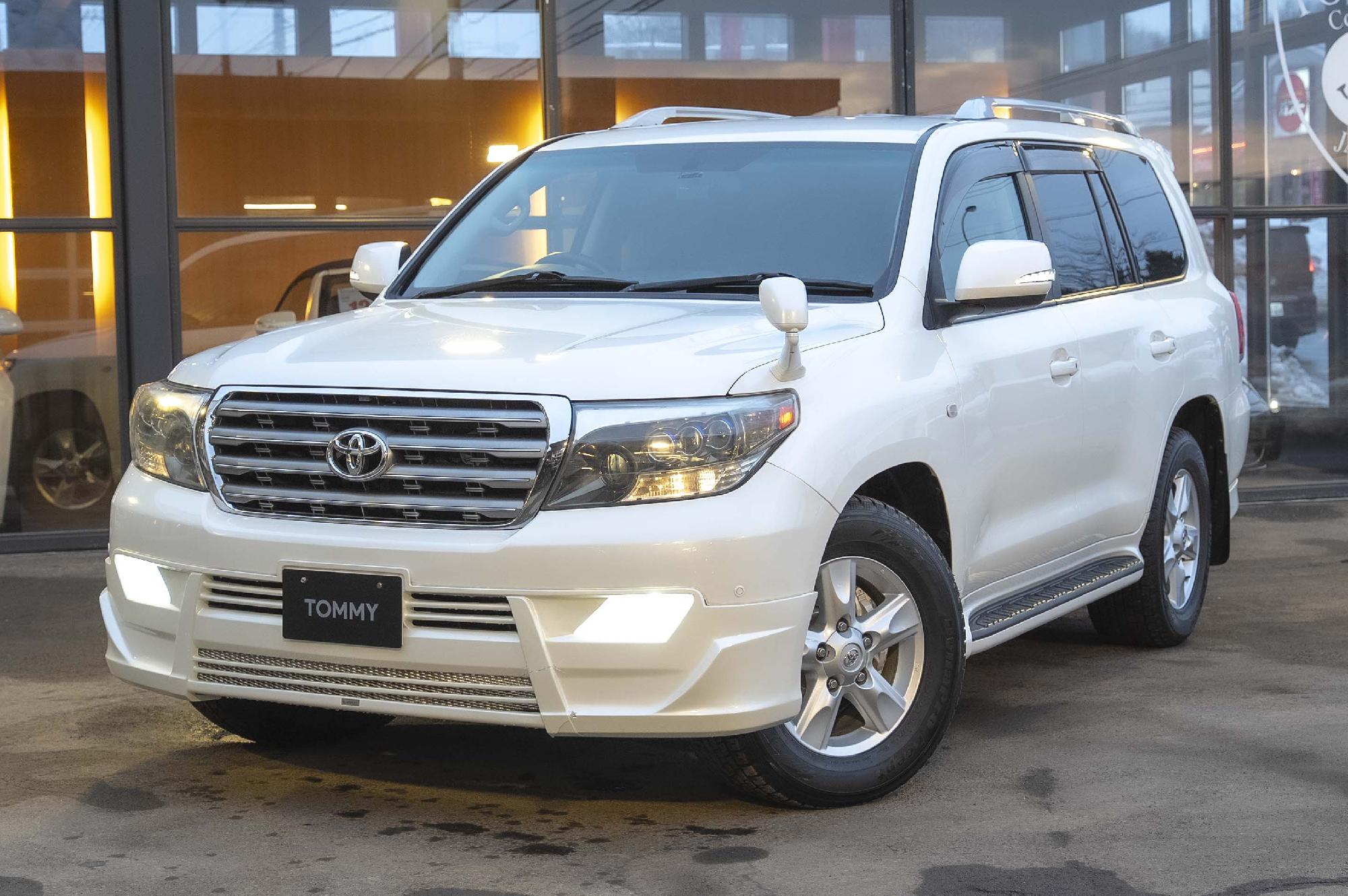 トヨタ ランドクルーザー200 4.7AX 4WD　フリップダウンモニターBRANEWフロントスポイラー ETC バックカメラ