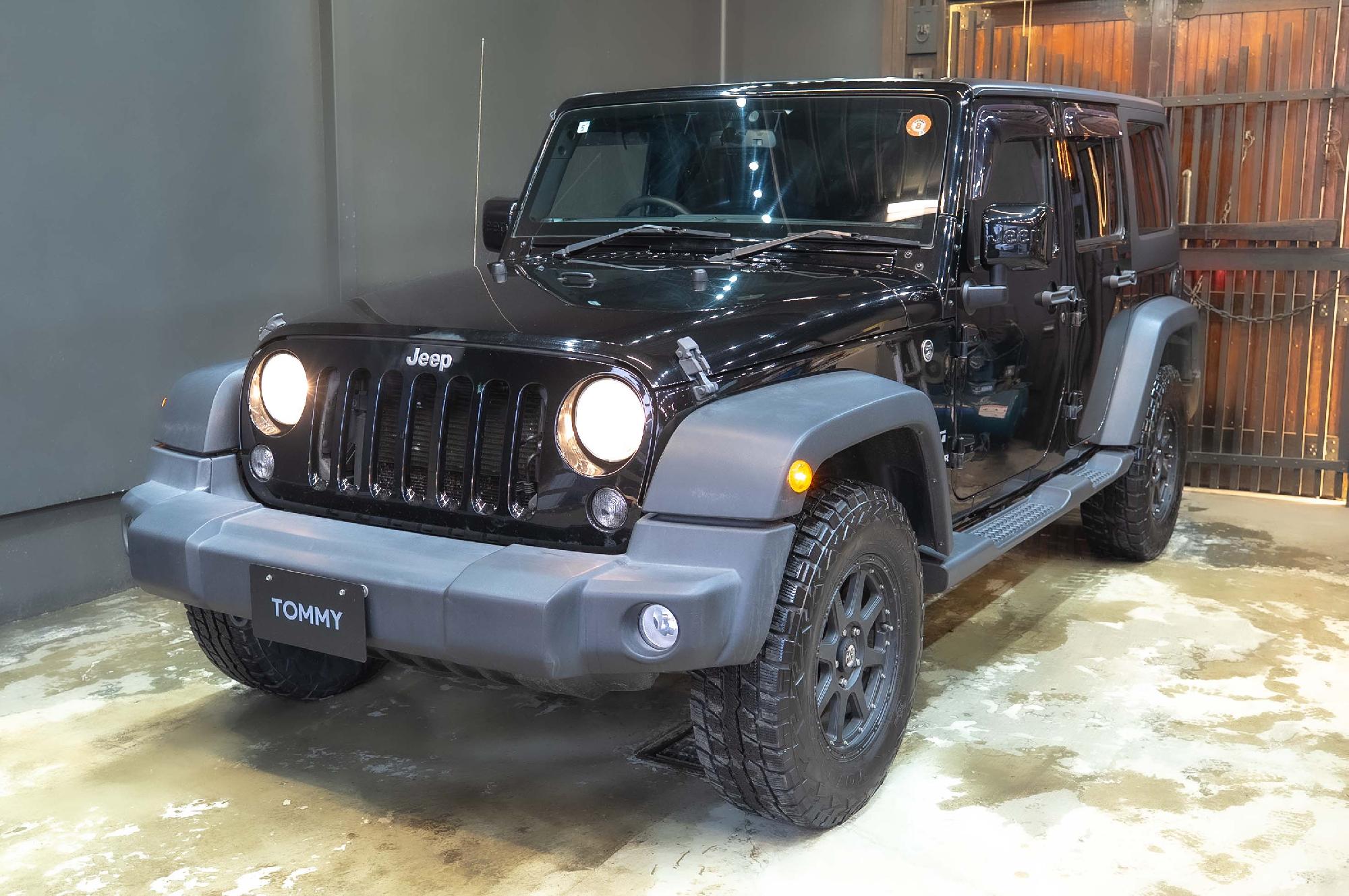 ジープ ラングラー アンリミテッド スポーツ4WD　社外ナビ ETC V6 フルセグTV バックカメラ